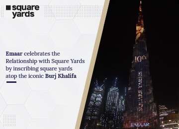 Square Yards featured on Burj Khalifa – Wins an ‘EMAAR Broker Award 2020’