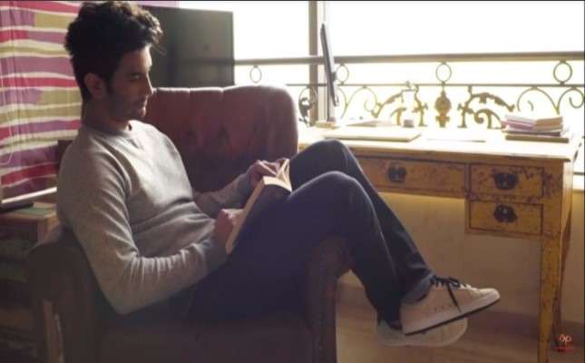 Sushant-Sing-Rajput-house-view-reading-a-book