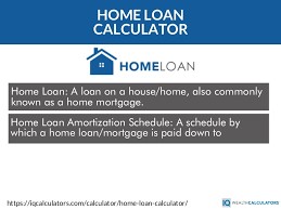 Home Loan Calculator