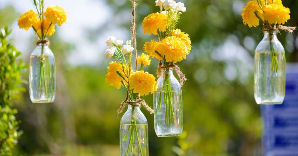 Holi Decoration Ideas with Flowers