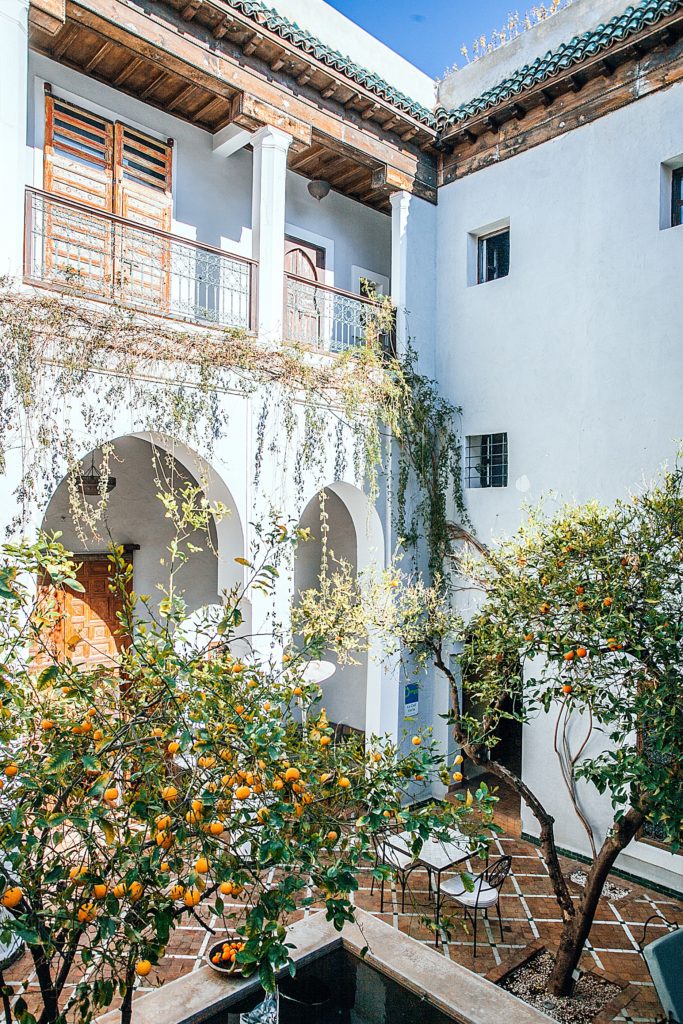 Courtyard in Indian architectural design