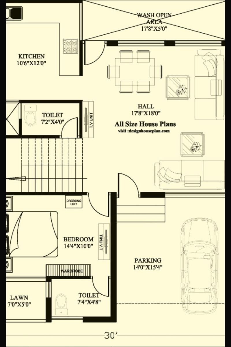 East Facing House Vastu Plan