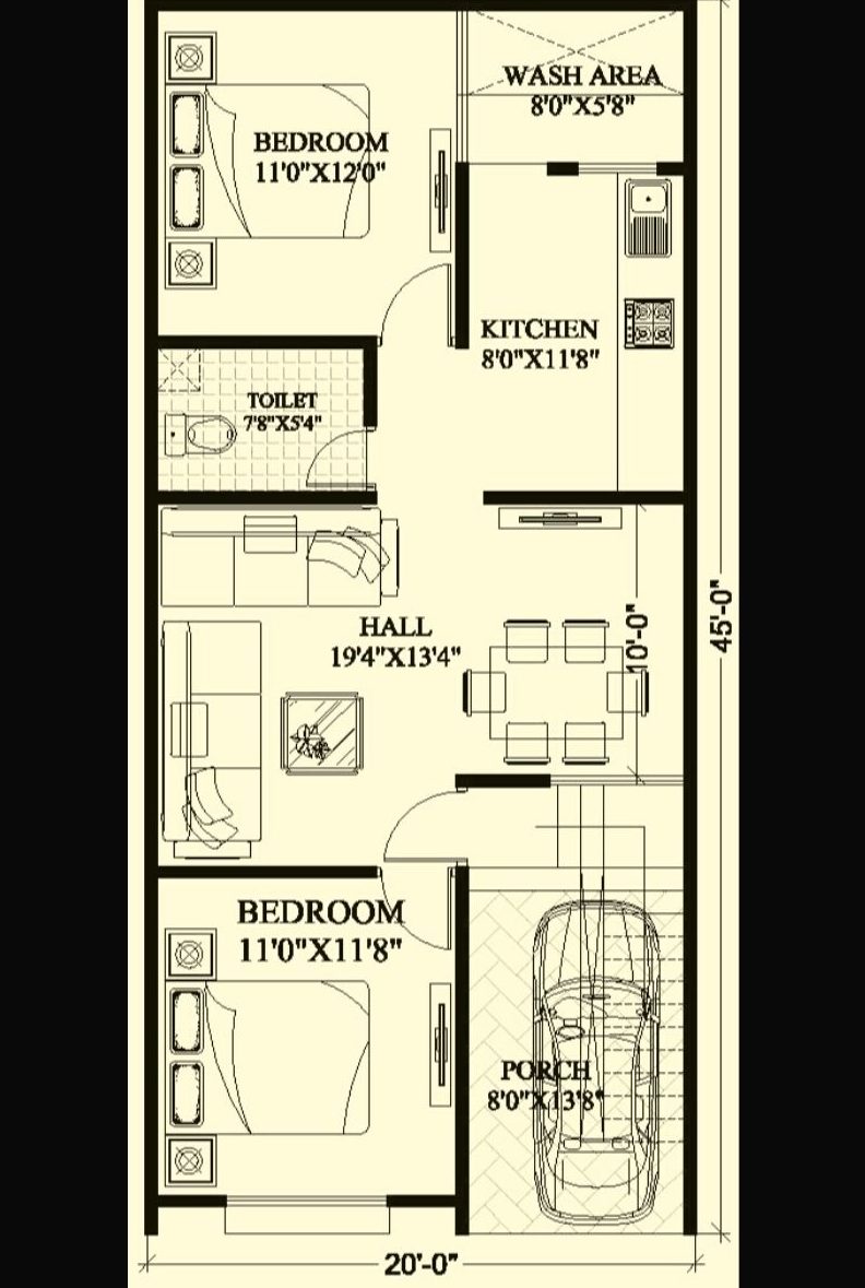 20*50-house-vastu-plan