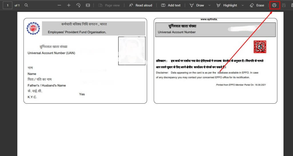 Download UAN Card How to Download UAN Card Online Information & Steps