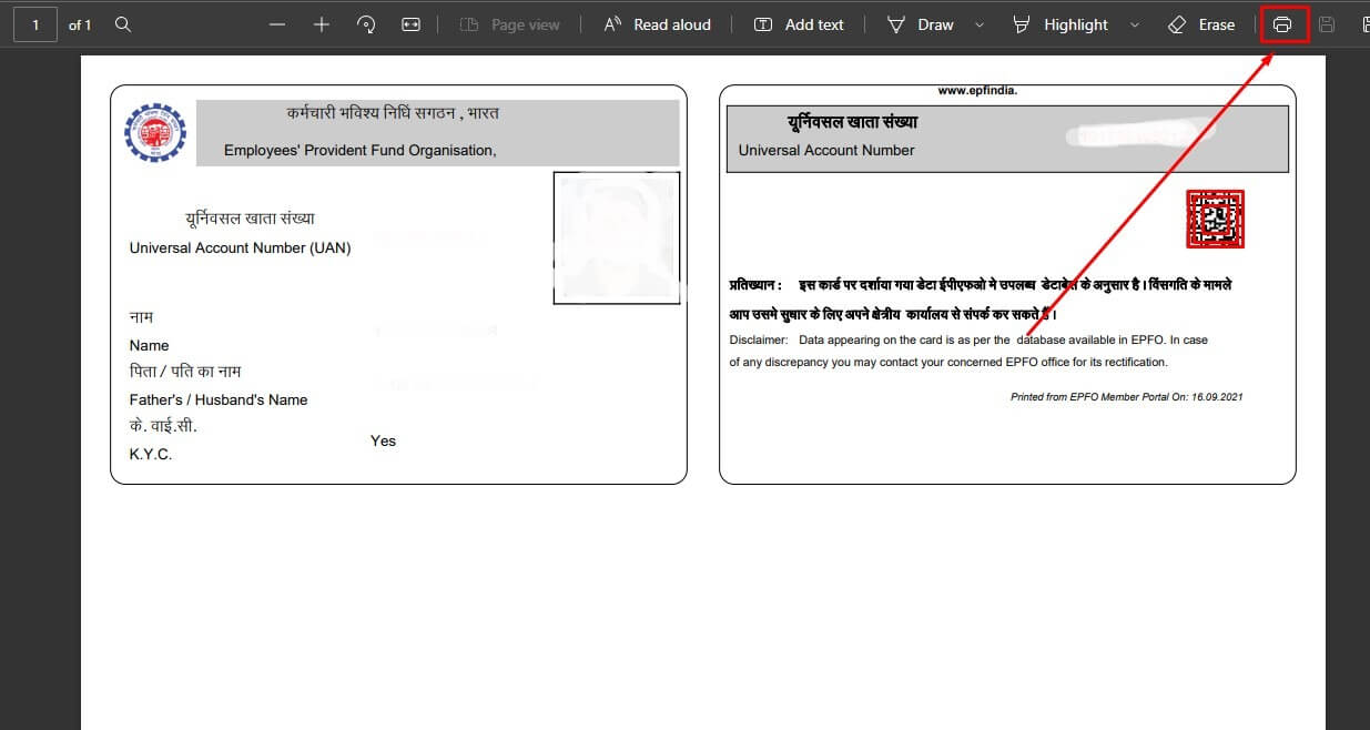 Download UAN Card How to Download UAN Card Online Information & Steps