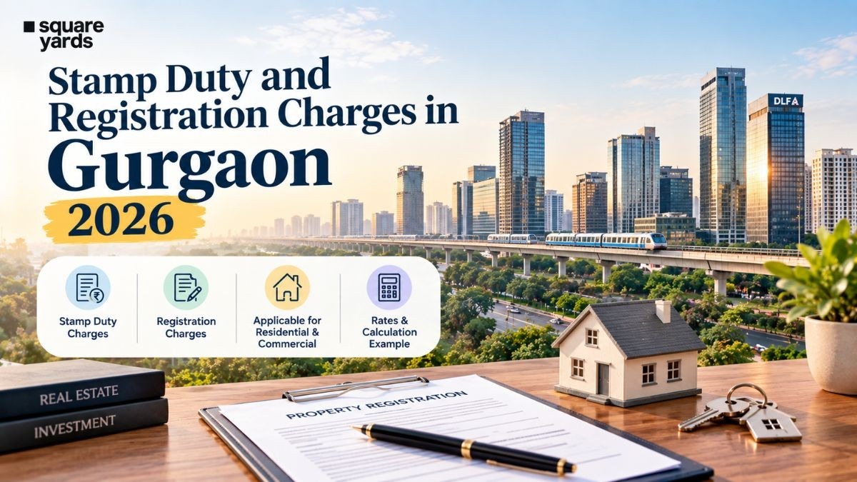 stamp duty and registration charges in gurgaon.