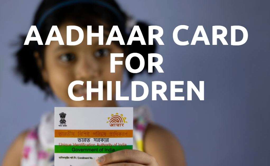 aadhaar card for children