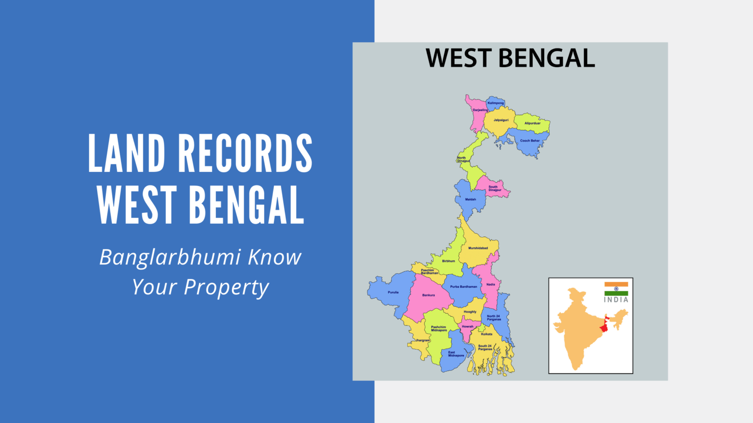 View Land Records of West Bengal (WB) banglarbhumi.gov.in