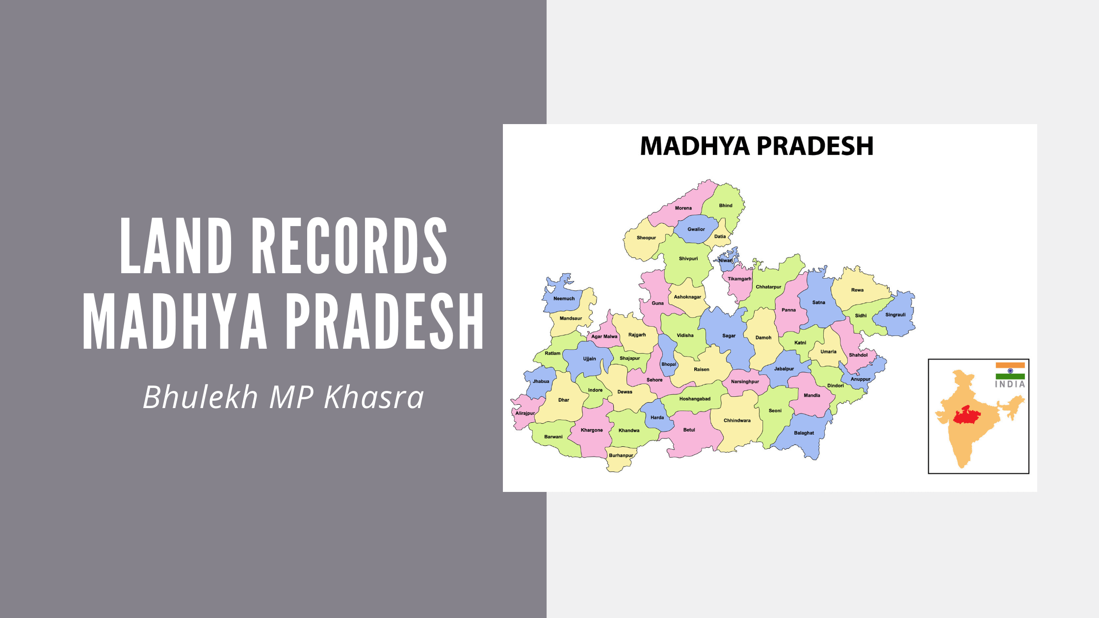 land records of madhya pradesh