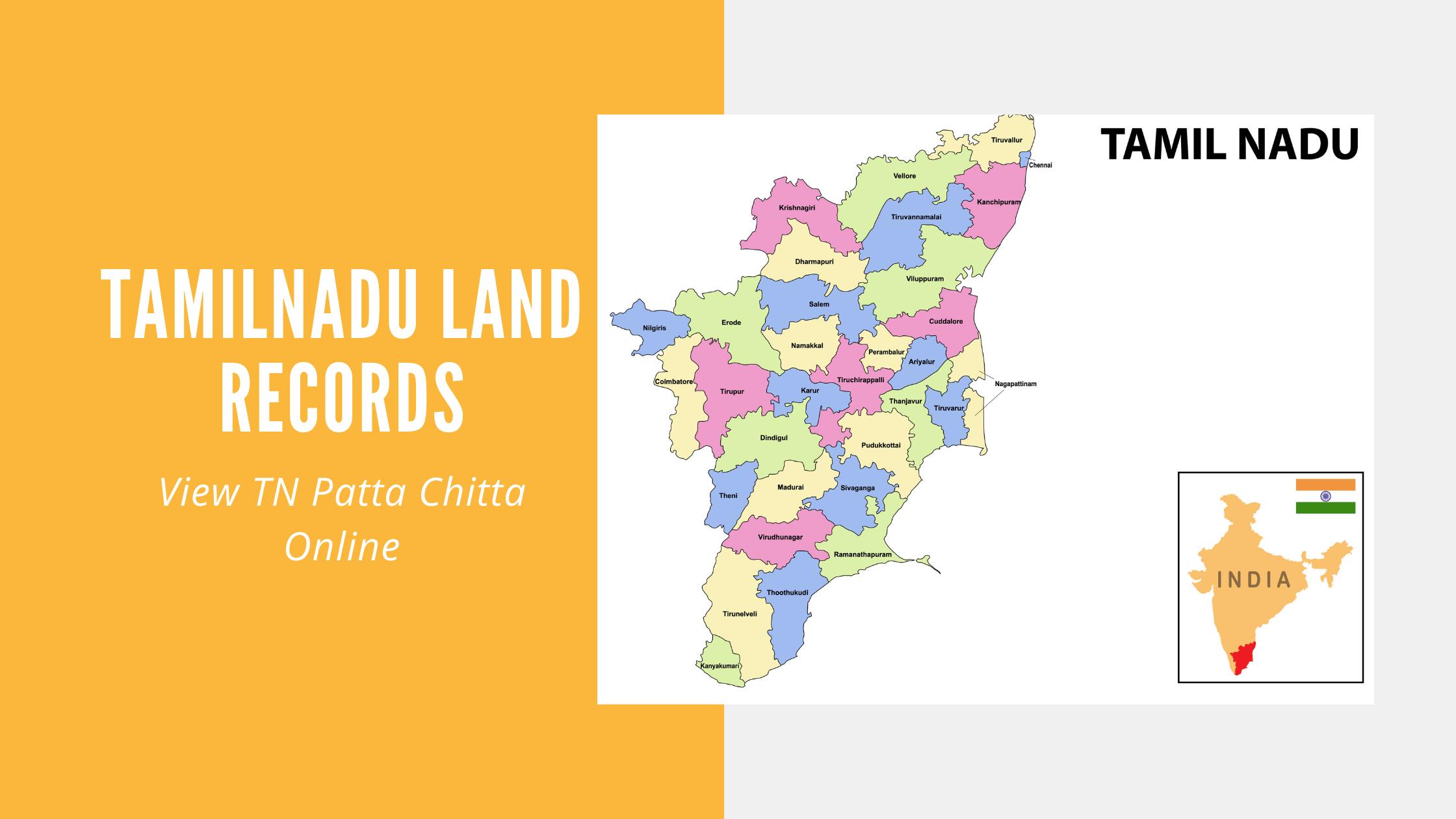 Tamil Nadu Road Map