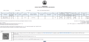 Patta Chitta 2025: Tamilnadu Land Records Online, TSLR Extract