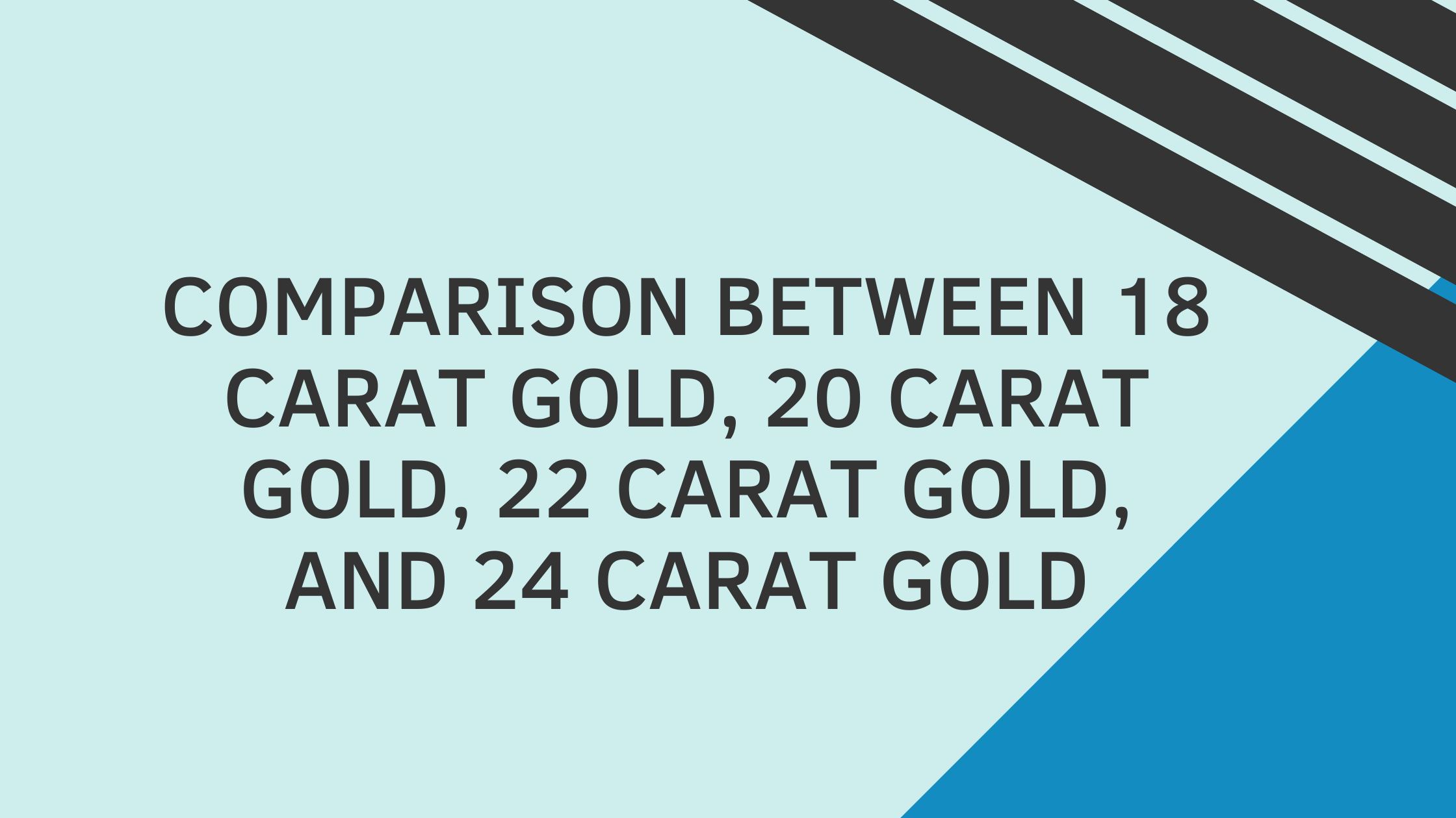 Comparison between Golds