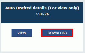 GSTR 2A Step 1 Downloading