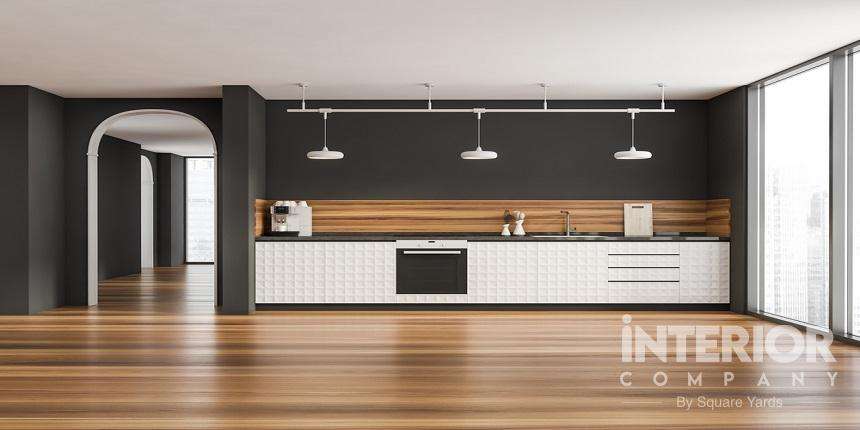 Play Some Monochrome Fun with Your Arched Kitchen