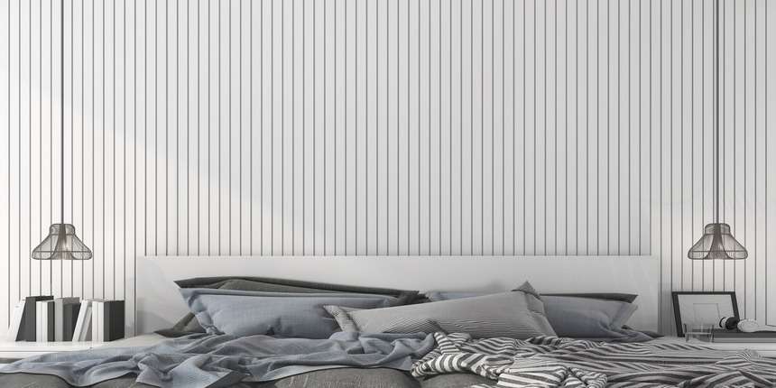Stripes and Zig-Zag Design for Bedroom