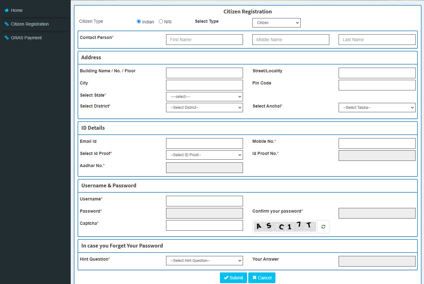 citizen-registration-Jharkhand-ngdrs