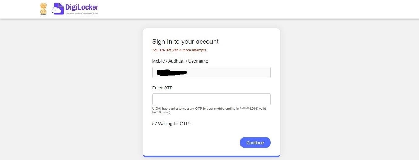 enter-otp-digilocker