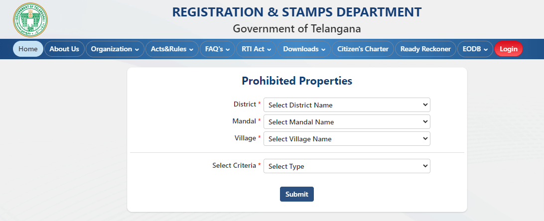 prohibited-properties-igrs-telangana