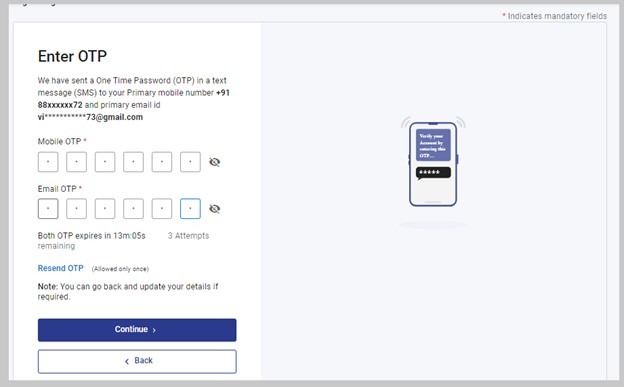 Income Tax Department E-Filing step 5