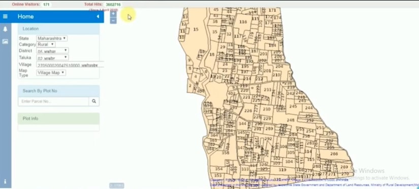 Maharashtra Bhu Naksha-Cadastral Map