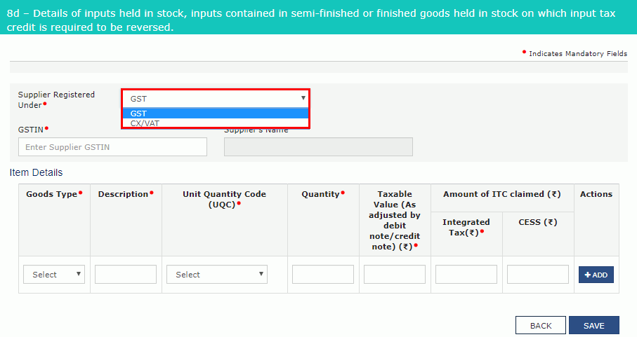 Step10 Form GSTR 10 11