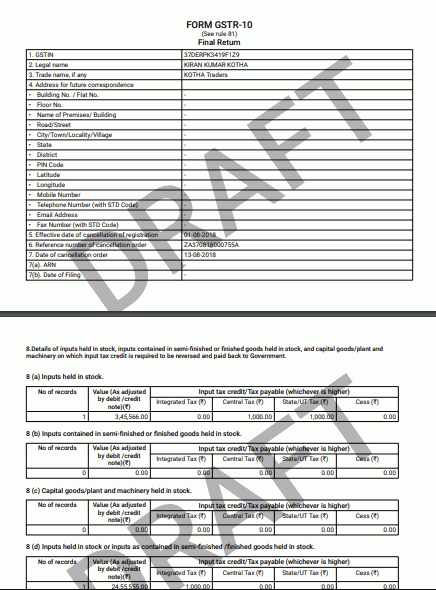 Step11 Form GSTR 10 2