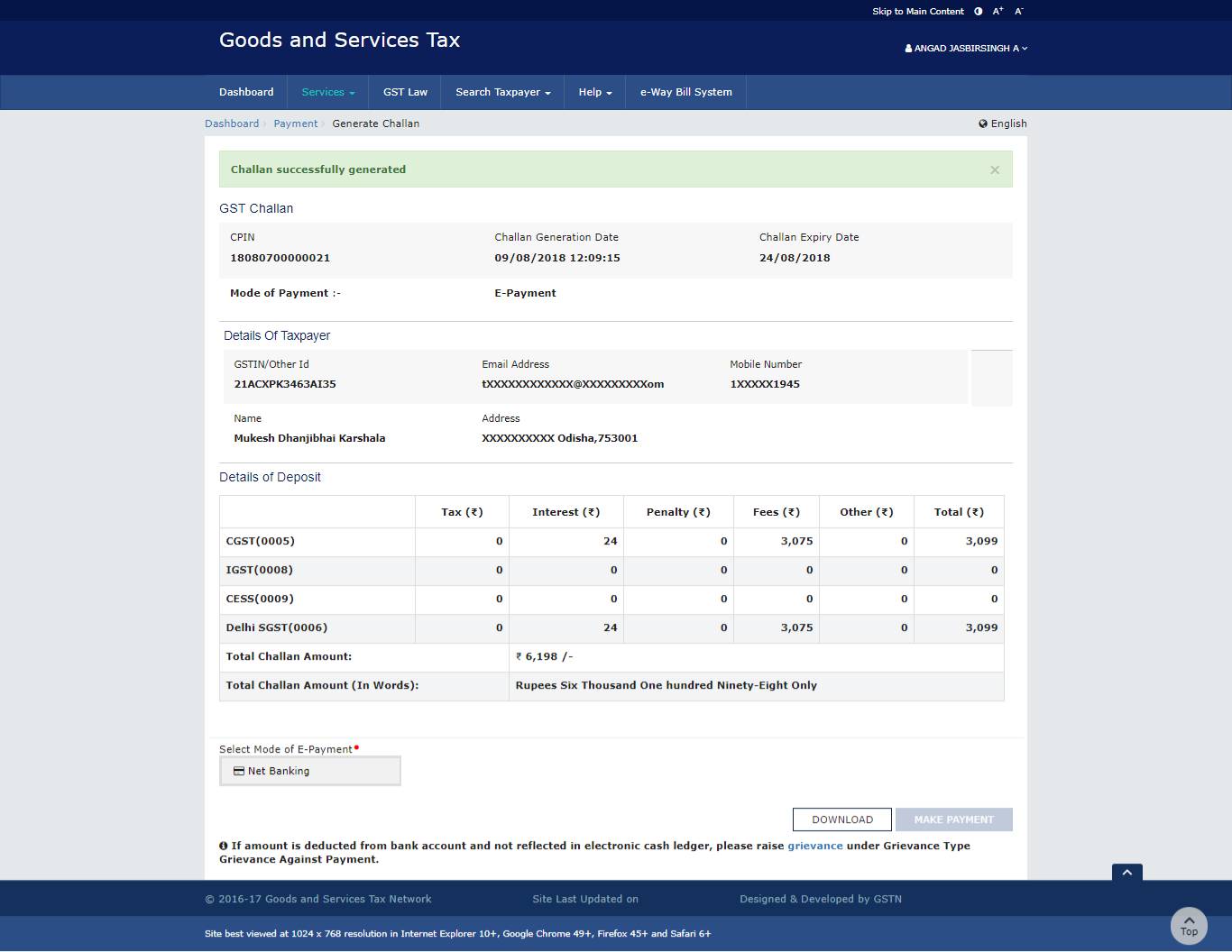 Step16 Form GSTR 10 1