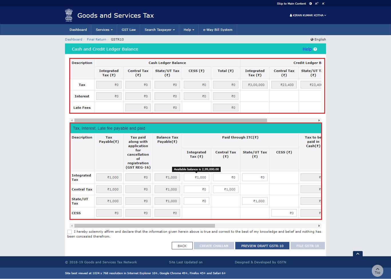 Step16 Form GSTR 10 2