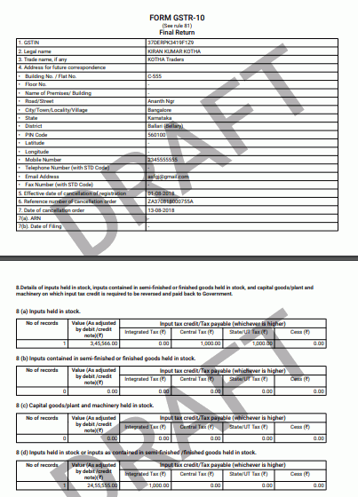 Step17 Form GSTR 10 2