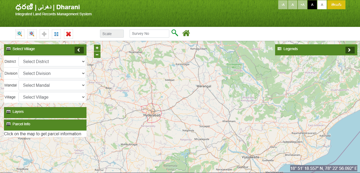 Telangana Cadastral Map