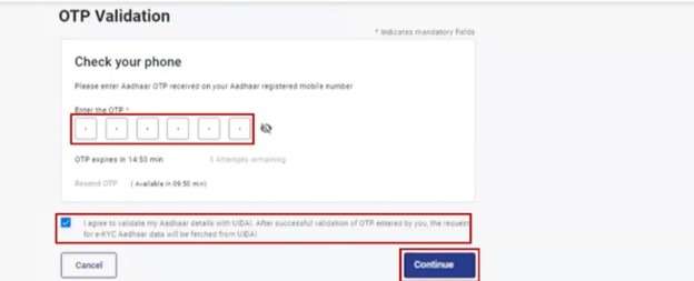 Instant PAN Card Application Process Step 7