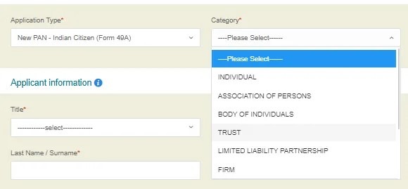 Online PAN Application Process Step 4