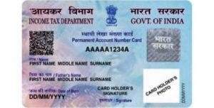 Structure of PAN Card