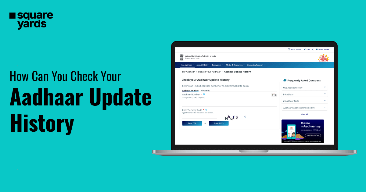 How Can You Check Your Aadhaar Update History