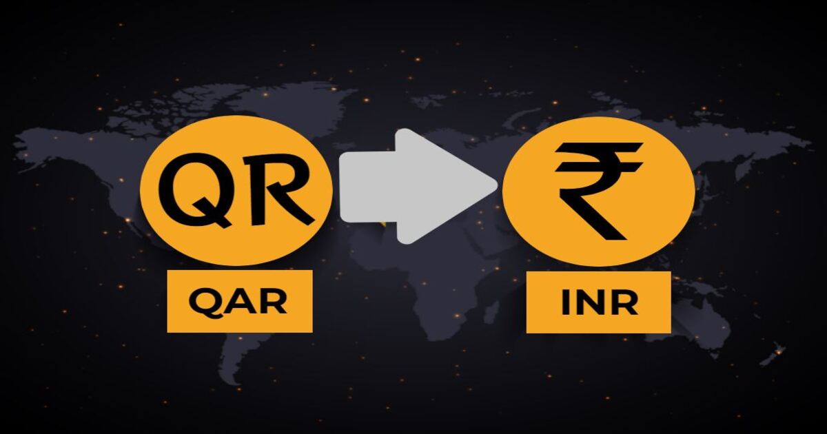 Convert QAR To INR Qatari Riyals To Indian Rupees Online