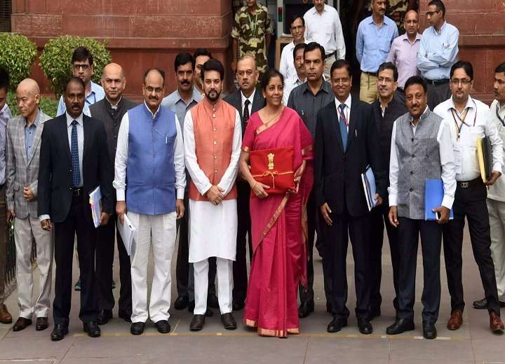 Nirmala Sitharaman and Her Team in Making of Union Budget 2022-23