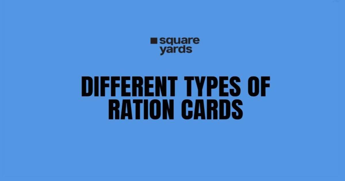 Different Types of Ration Card