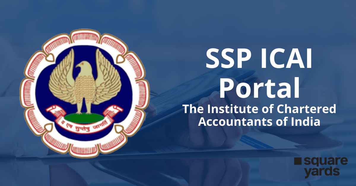 SSP ICAI Portal Services Available and Registration