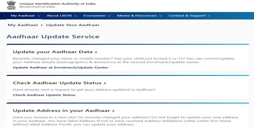 Update Demographics Data Online