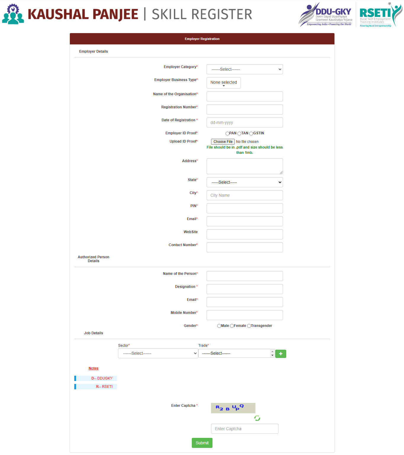 Employer-Registration-Form