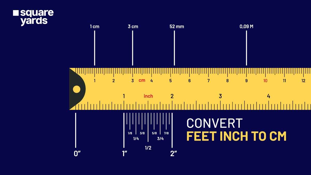 Convert Feet+Inch to Centimeters | 1 ft+in to cm | ft+inch to cm