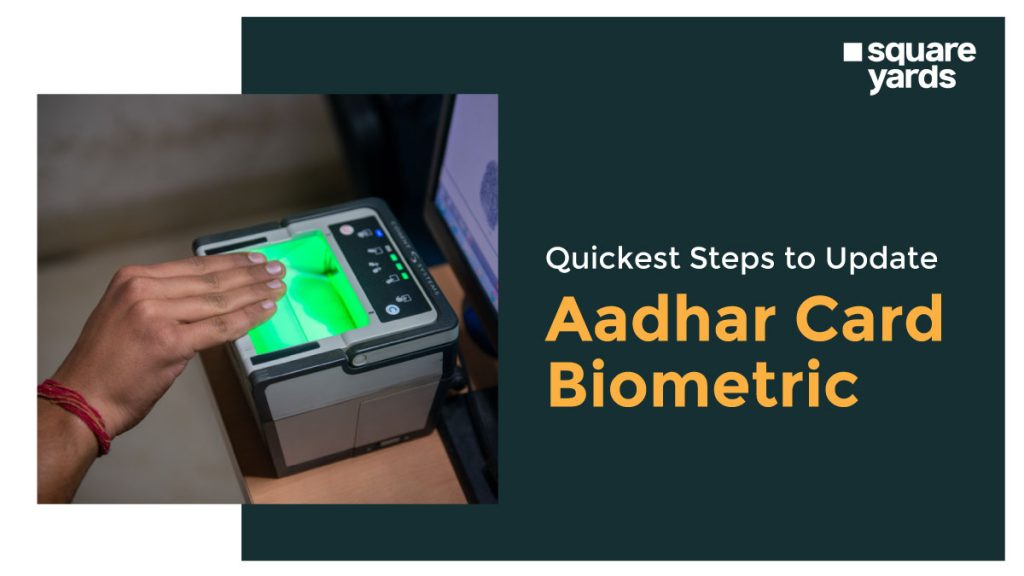 Aadhaar Biometric Update UIDAI Aadhaar Card Biometric Data