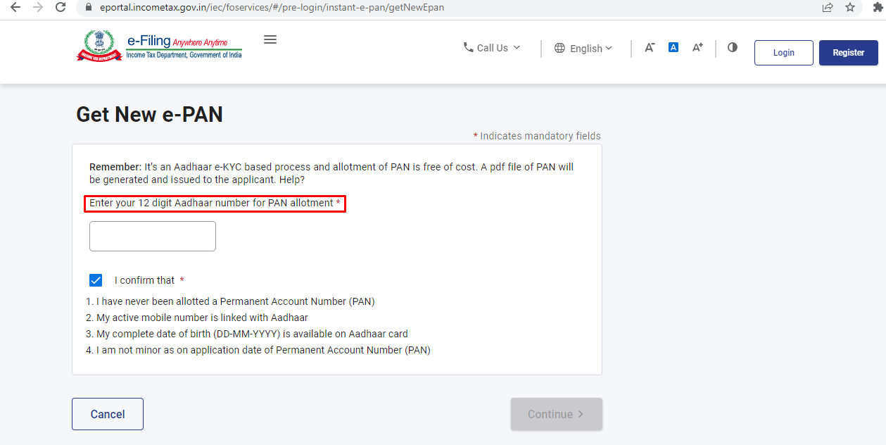 PAN Card through Aadhar Card All About Know