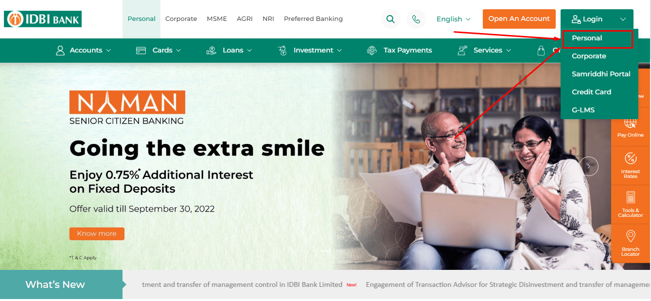 IDBI Netbanking Registration Step 4