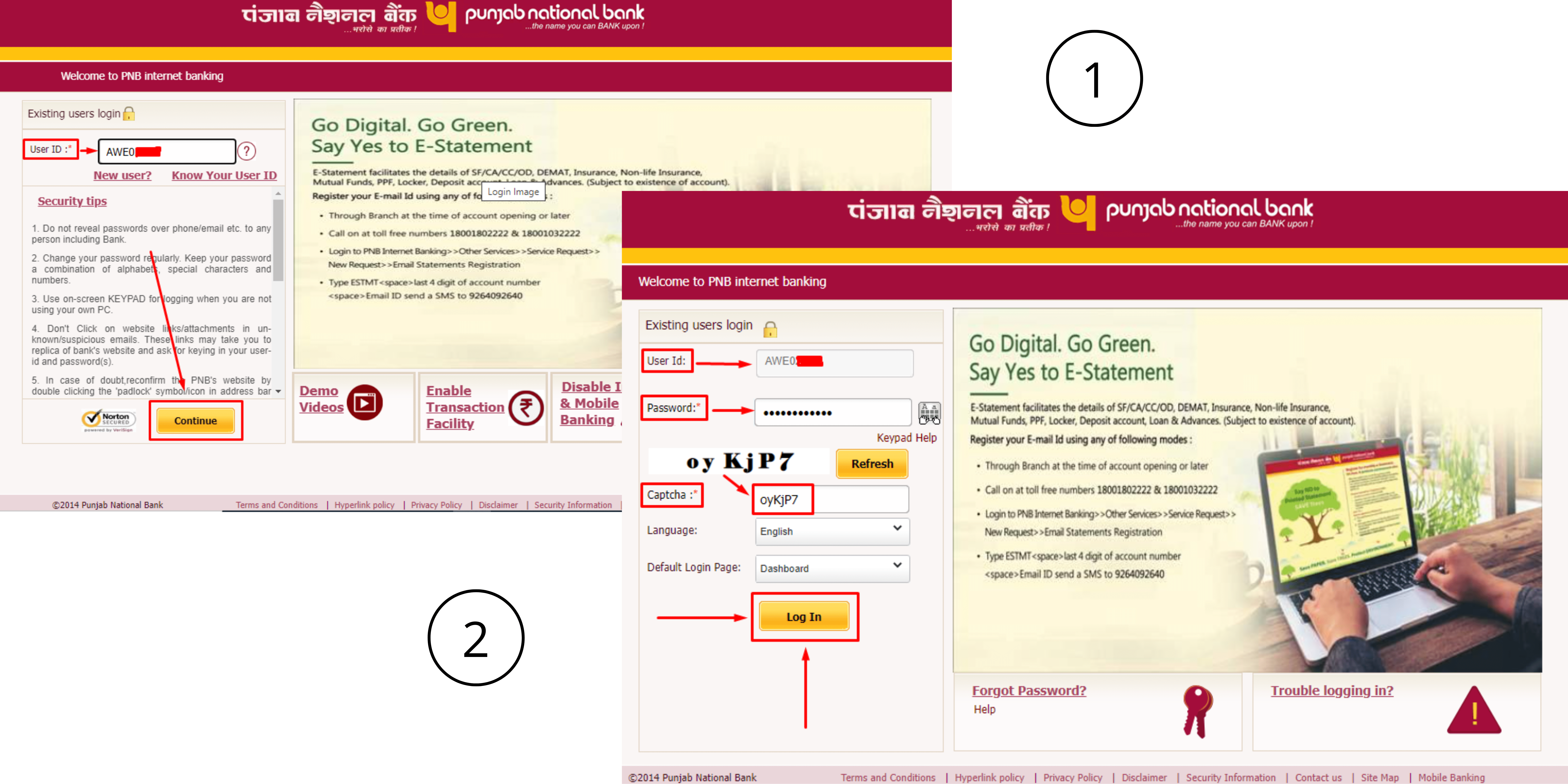 PNB Netbanking Fund Transfer