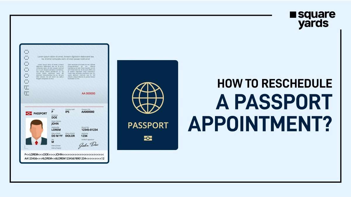 reschedule passport appointmnent