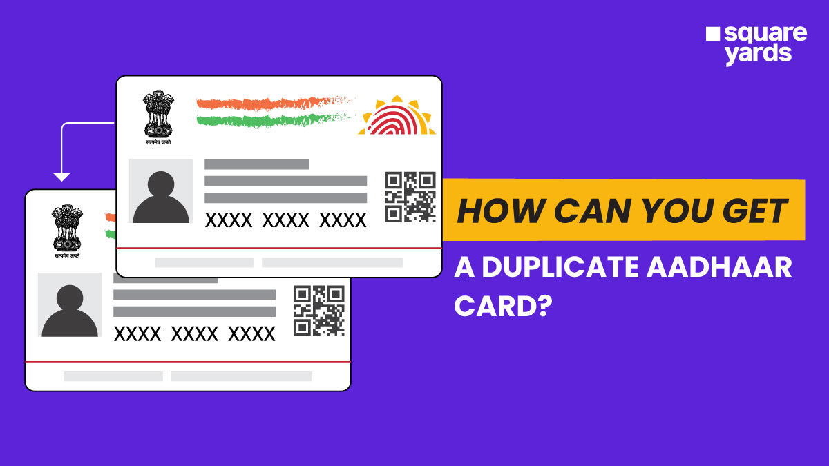 duplicate aadhaar card