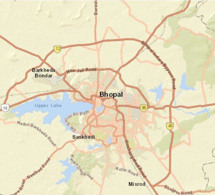 bhopal smart city map