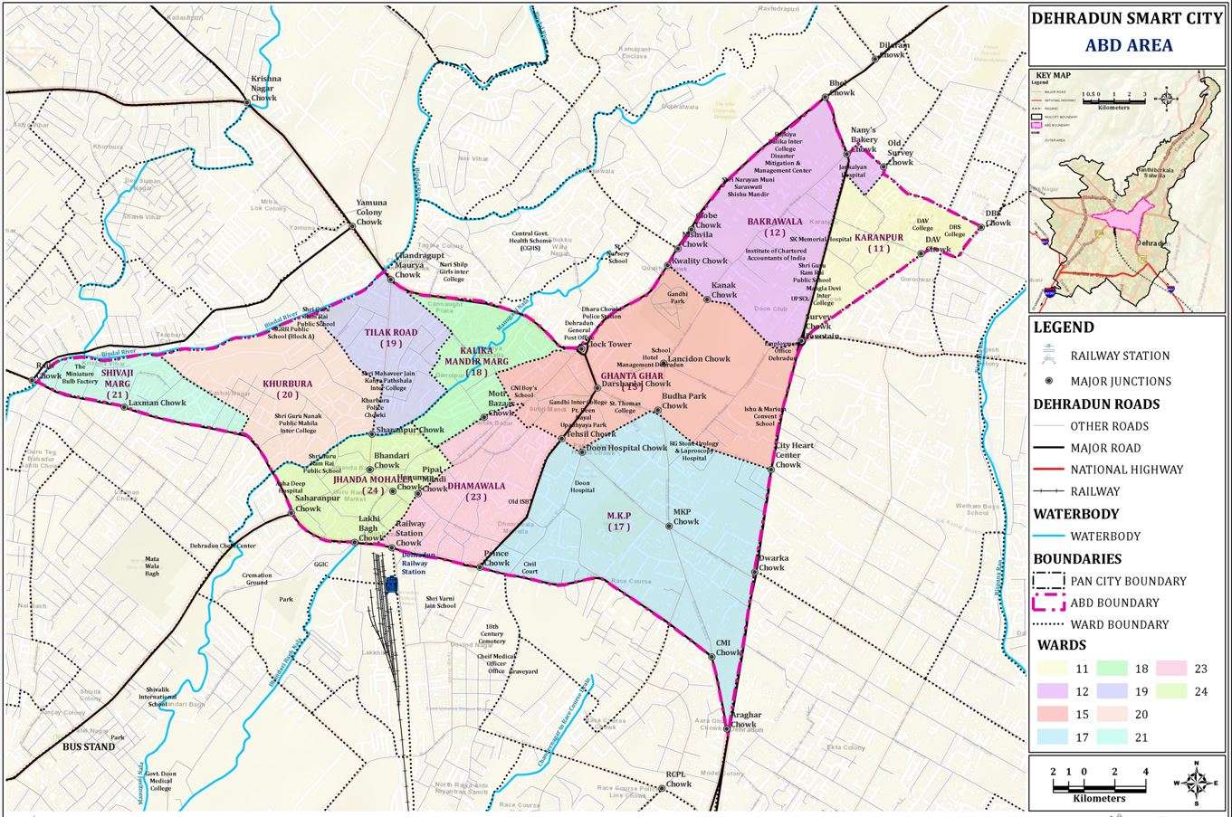 dehradun smart city maps