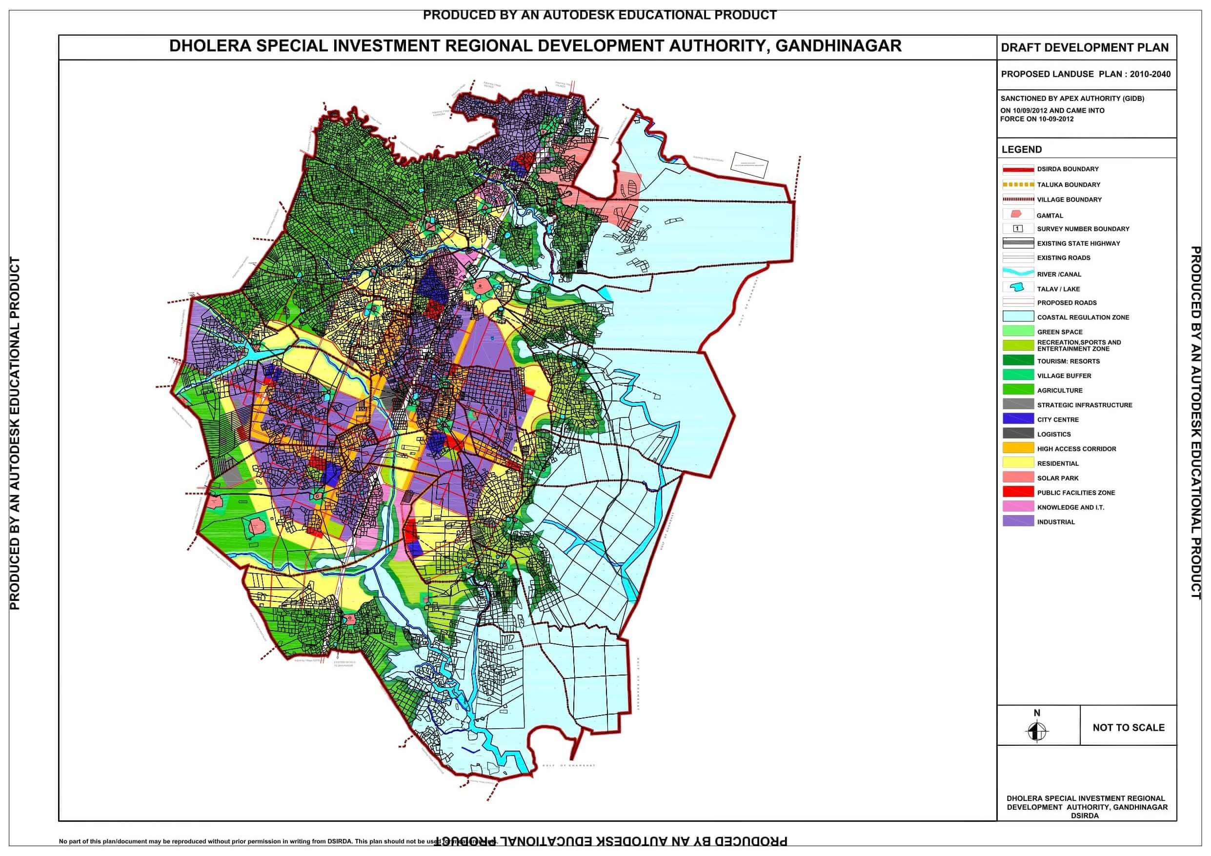 dholera smart city map